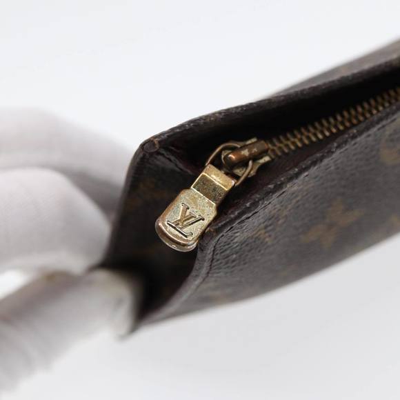 LOUIS VUITTON Monogram Bucket GM Pouch Accessory Pouch Vintage LV Auth 87456 - Picture 10 of 16